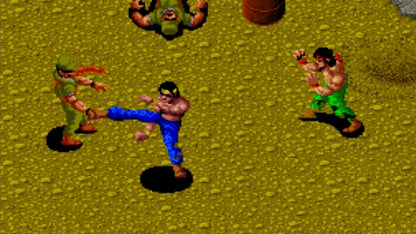 Ikari Warriors III The Rescue for Nintendo Entertainment System side scrolling action game featuring military combat cooperative gameplay weapon upgrades and arcade style missions gameplay  