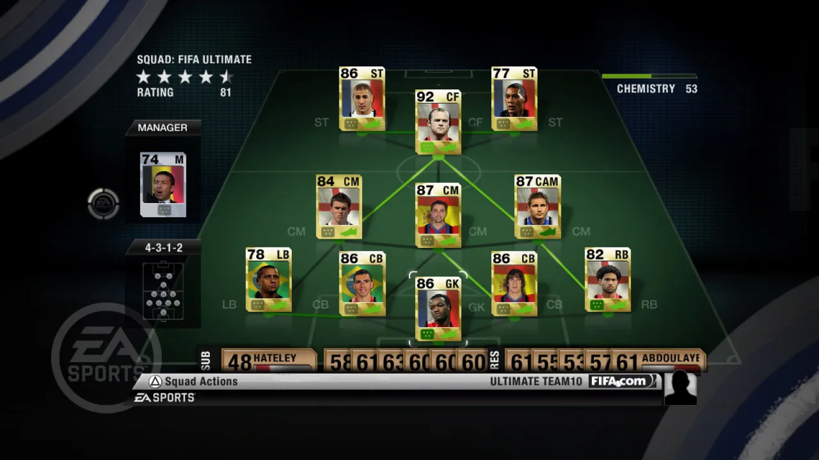 FIFA Soccer 10 retro PlayStation 3 video game featuring realistic football gameplay, online multiplayer matches, tournament competition and classic PS3 entertainment - gameplay
