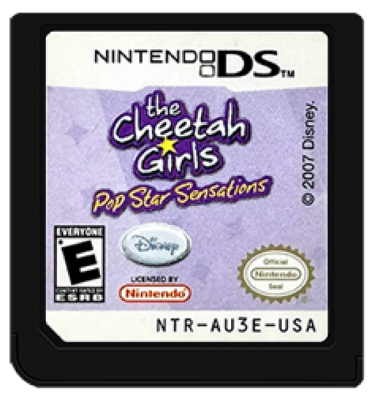 Cheetah Girls: Pop Star Sensations cartridge for Nintendo DS (DS) music rhythm adventure video game
