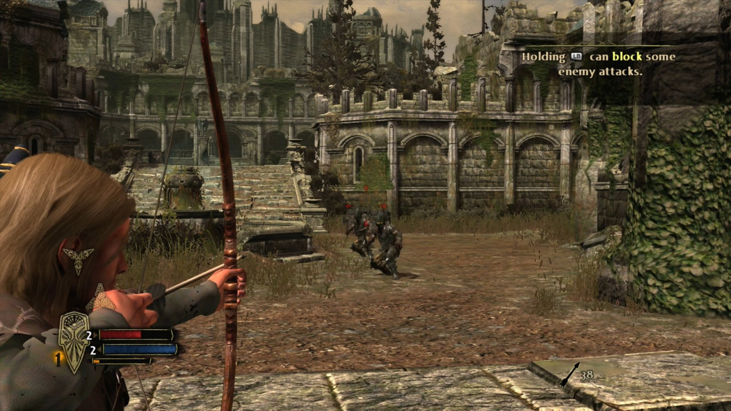 The Lord of the Rings: War in the North for Xbox 360 action RPG video game featuring cooperative gameplay epic Middle‑earth quests hack and slash combat and immersive fantasy adventure experience gameplay