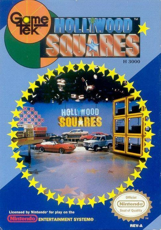 Hollywood Squares cover art for Nintendo Entertainment System (NES) video game