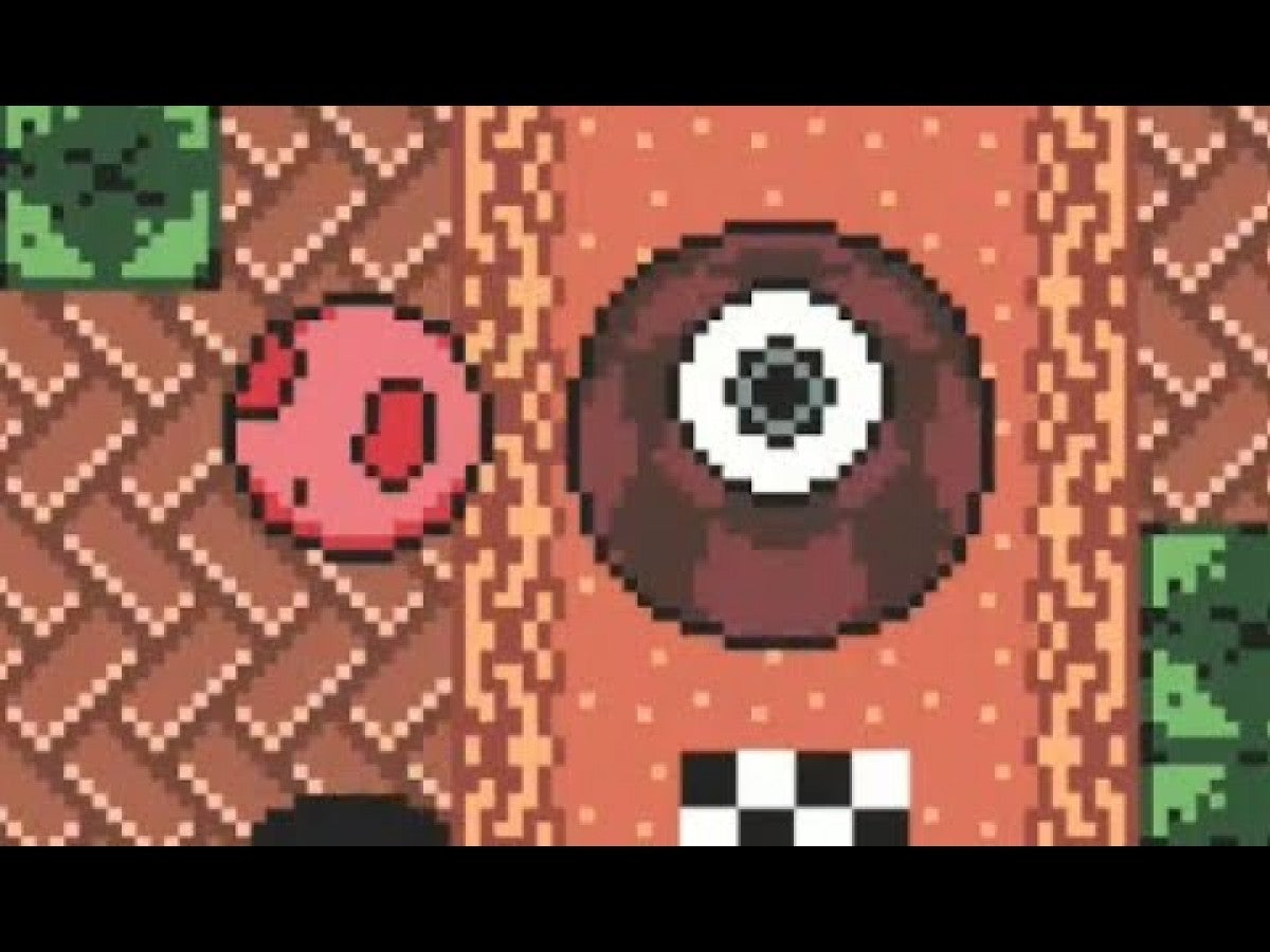 Kirby Tilt 'n' Tumble cartridge for the Game Boy Color featuring tilt controlled platforming gameplay with motion based puzzles collectible items and colorful levels starring Kirby gameplay