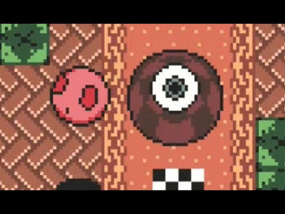 Kirby Tilt 'n' Tumble cartridge for the Game Boy Color featuring tilt controlled platforming gameplay with motion based puzzles collectible items and colorful levels starring Kirby gameplay