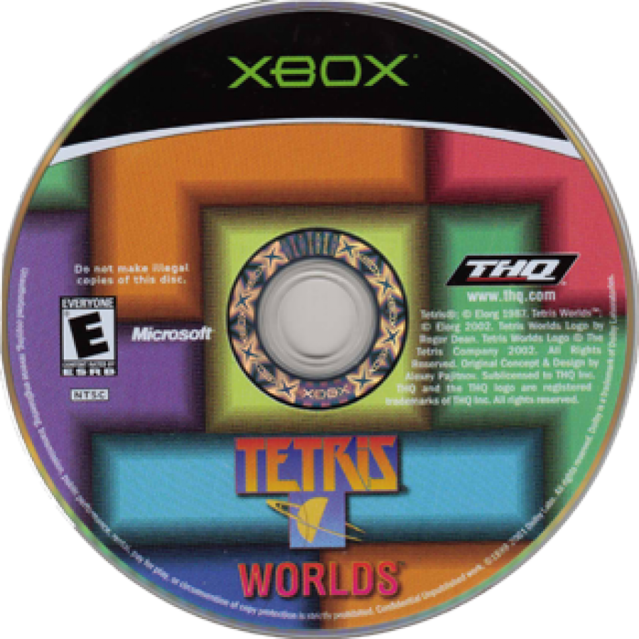 Tetris Worlds disc for Xbox (XBOX) video game