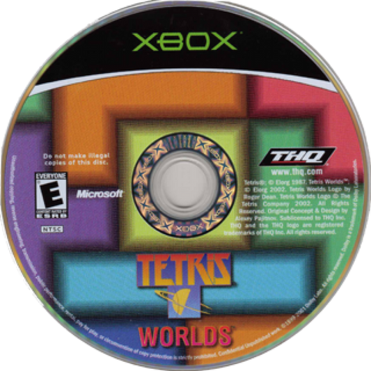 Tetris Worlds disc for Xbox (XBOX) video game