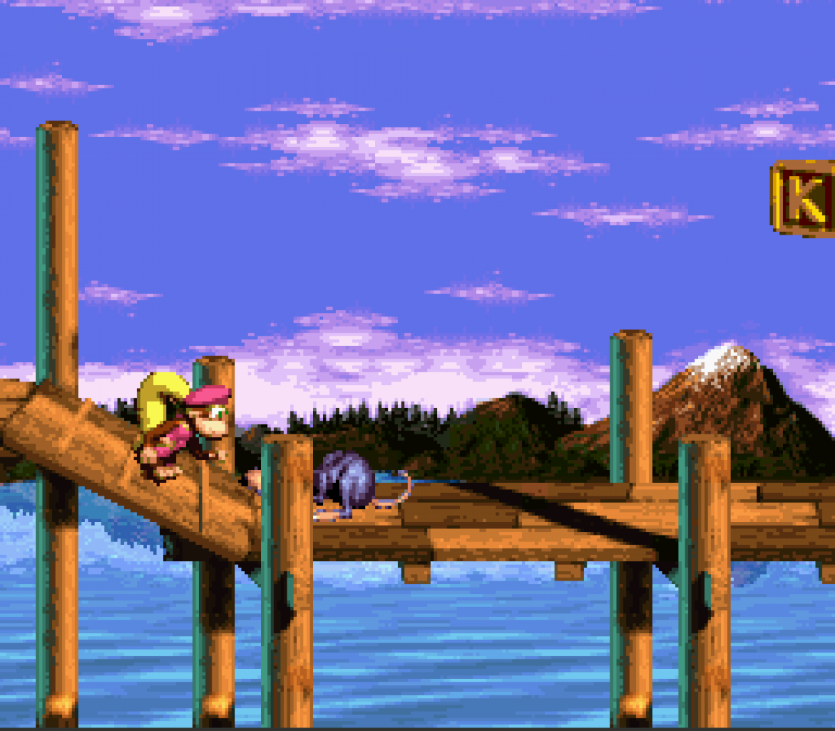 Donkey Kong Country 3: Dixie Kong's Double Trouble – Super Nintendo Entertainment System (SNES) Gameplay art image 