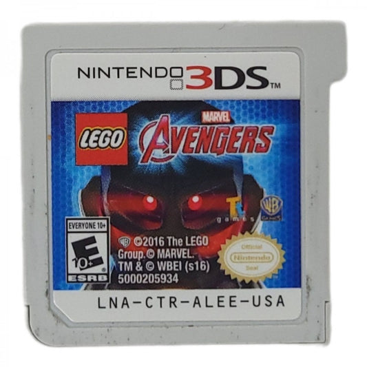 LEGO Marvel's Avengers Nintendo 3DS video game featuring action adventure gameplay Marvel superhero characters LEGO style environments puzzle solving combat challenges character abilities and classic Nintendo 3DS gameplay retro video game collection collectible gaming appeal cartridge