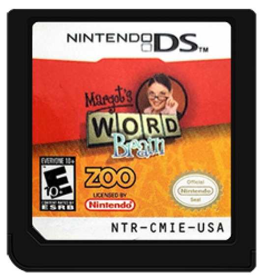 Margot's Word Brain cartridge for Nintendo DS (DS) word puzzle video game