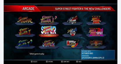 Street Fighter 30th Anniversary Collection gameplay image for Nintendo Switch (NS) video game