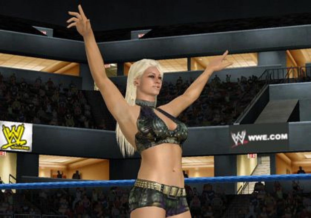 WWE SmackDown vs. Raw 2010 gameplay for Nintendo Wii (Wii) featuring authentic wrestling action with WWE superstars, customizable storylines, and motion‑controlled matches.