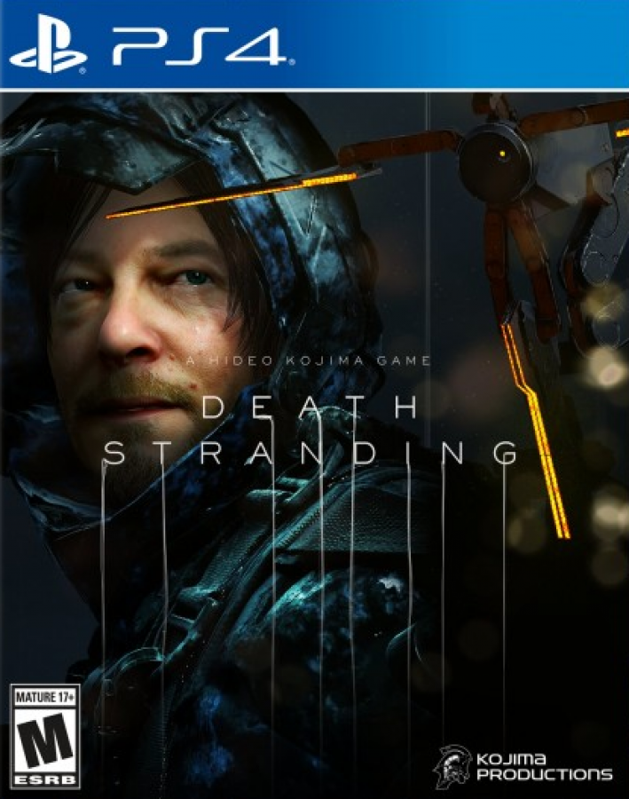 Death Stranding – PlayStation 4 (PS4) video game cover image, action-adventure by Kojima Productions