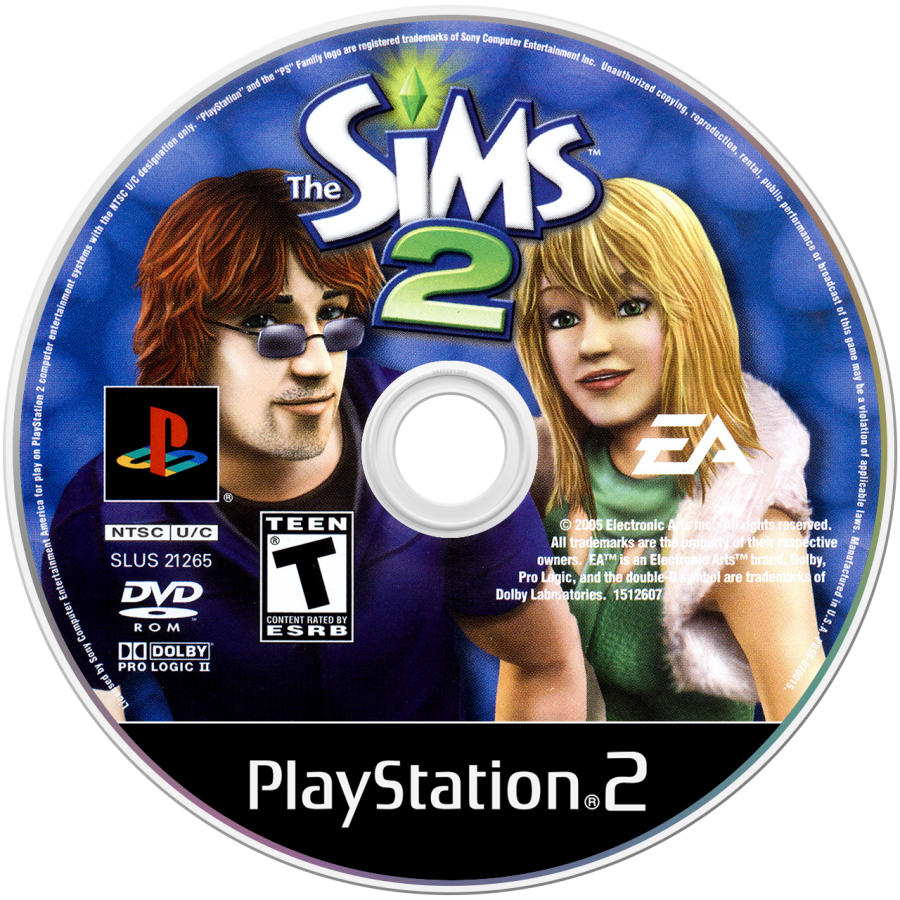 The Sims 2 PS2 PlayStation 2 life simulation game sandbox gameplay character creation social simulation open ended gameplay retro video game disc