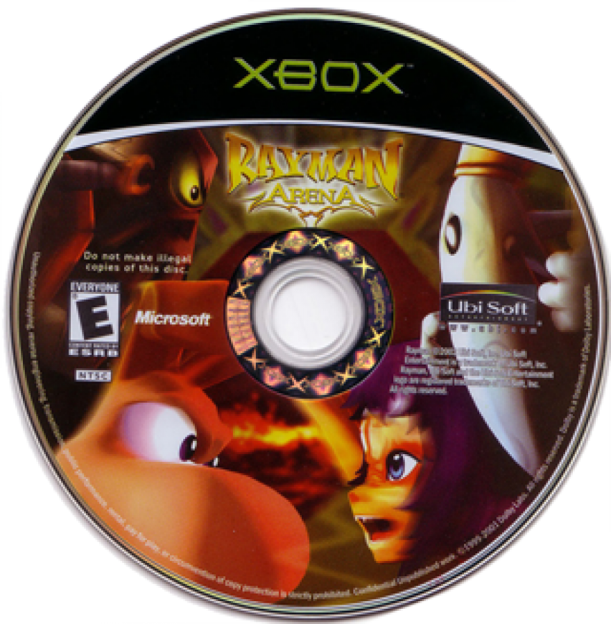 Rayman Arena disc for Xbox (XBOX) video game