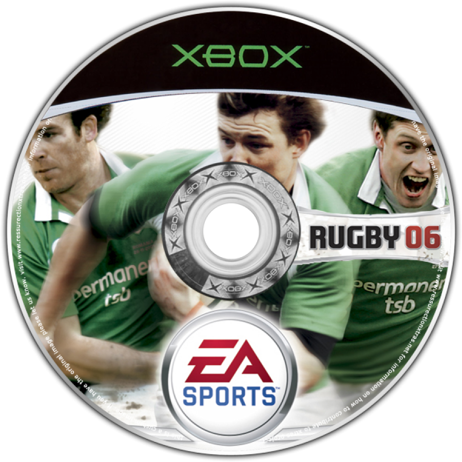 Rugby 2006 disc for Xbox (XBOX) video game