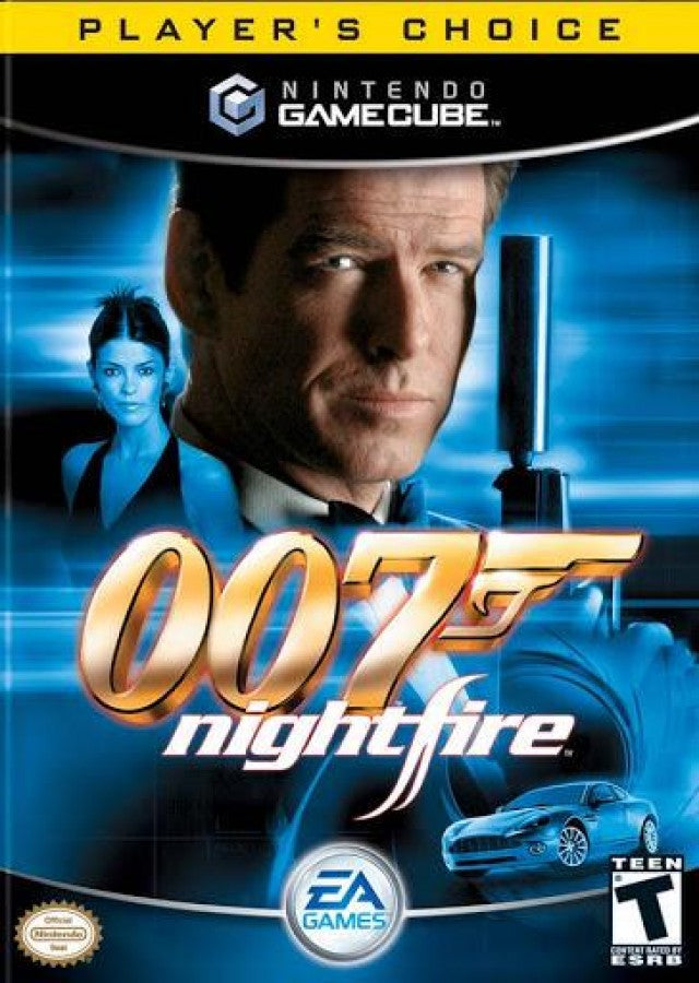 007: Nightfire [Player's Choice] cover art for GameCube (GC) first-person shooter action video game