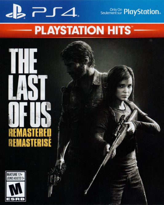 The Last of Us: Remastered [PlayStation Hits] – PlayStation 4 (PS4) video game cover image, action-adventure survival.