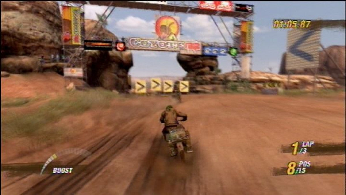 MotorStorm [Greatest Hits] gameplay for PlayStation 3 (PS3) racing video game.  