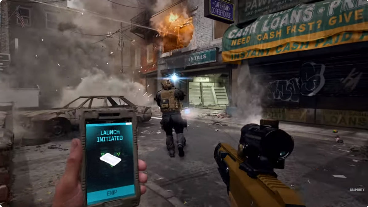 Call of Duty Modern Warfare III PlayStation 4 game featuring intense first-person shooter action and cinematic multiplayer combat campaign gameplay screenshot