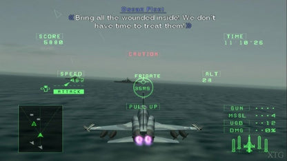 Ace Combat 04: Shattered Skies PS2 flight combat video game gameplay