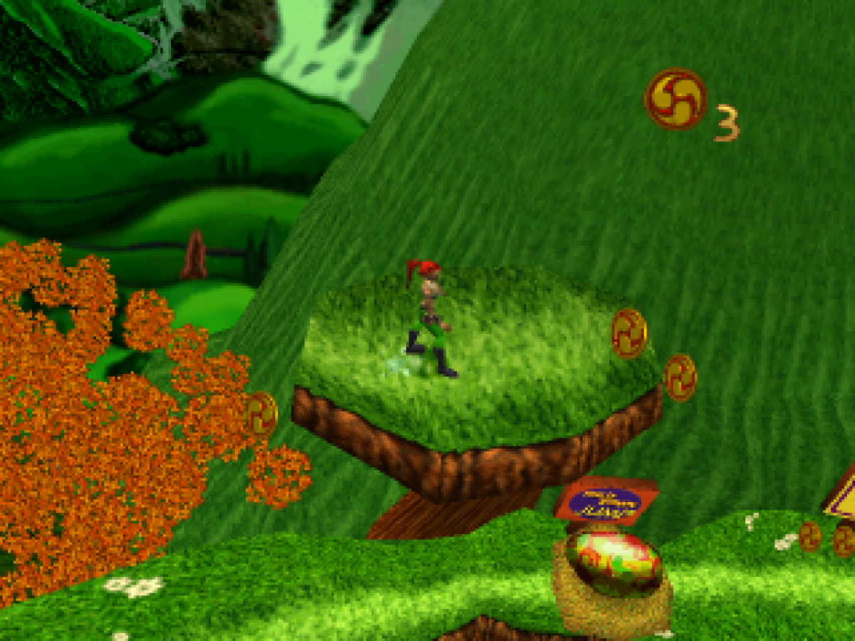Pandemonium 2 PlayStation PS1 for action platforming video game fans featuring colorful 3D platforming gameplay whimsical fantasy worlds acrobatic movement unique character abilities challenging levels enemy battles collectible items imaginative environments and classic PlayStation adventure collectible gaming appeal gameplay