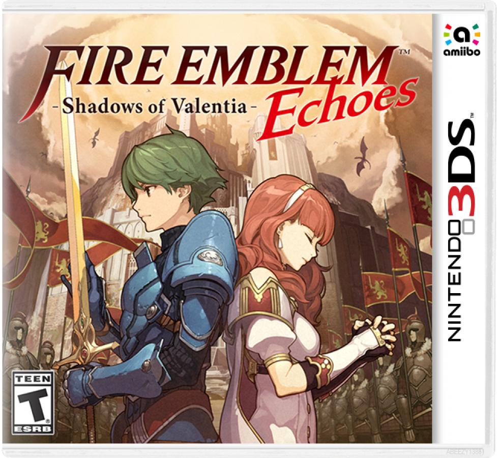 Fire Emblem Echoes: Shadows of Valentia cover art for Nintendo DS (DS) RPG video game