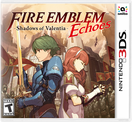 Fire Emblem Echoes: Shadows of Valentia cover art for Nintendo DS (DS) RPG video game
