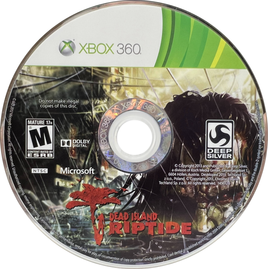 Dead Island Riptide Special Edition Xbox 360 X360 for retro video game enthusiasts featuring first person zombie survival gameplay tropical island exploration intense melee combat weapon customization cooperative multiplayer missions and collectible gaming appeal disc