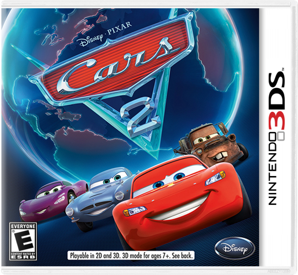 Disney Pixar Cars 2 cover art for Nintendo 3DS (3DS) video game