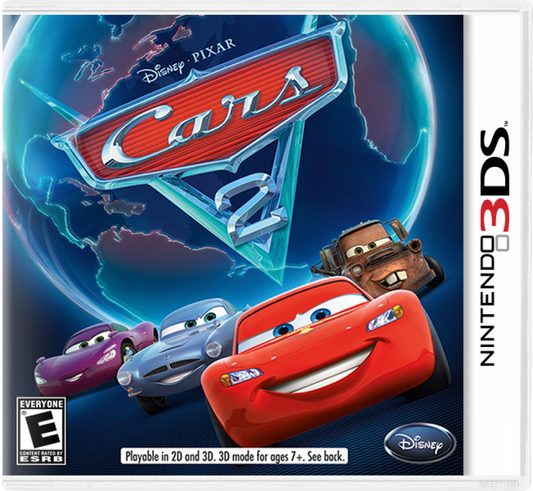 Disney Pixar Cars 2 cover art for Nintendo 3DS (3DS) video game