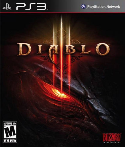 Diablo III cover art for PlayStation 3 PS3 video game