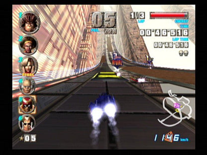 F-Zero GX Player’s Choice GameCube game featuring high-speed futuristic racing, challenging tracks, and intense competitive gameplay