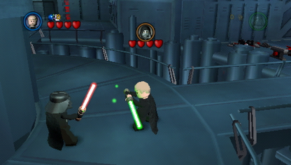 LEGO Star Wars II The Original Trilogy PlayStation Portable PSP for retro video game enthusiasts featuring action adventure gameplay LEGO styled Star Wars characters cooperative inspired puzzle solving platforming challenges iconic movie inspired missions humorous storytelling and collectible gaming appeal gameplay  