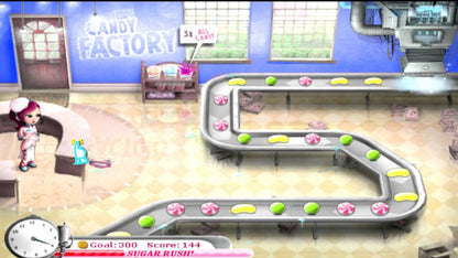 Candace Kane's Candy Factory gameplay art for Nintendo Wii (Wii) video game