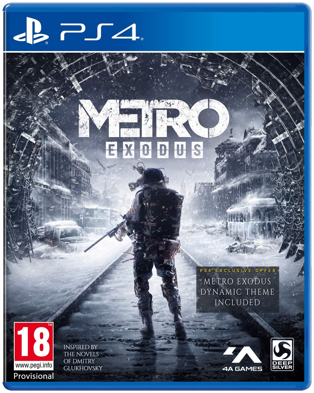Metro Exodus [PAL Import] cover art for PlayStation 4 video game. 