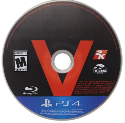 Evolve – PlayStation 4 (PS4) video game disc, multiplayer shooter by 2K Games