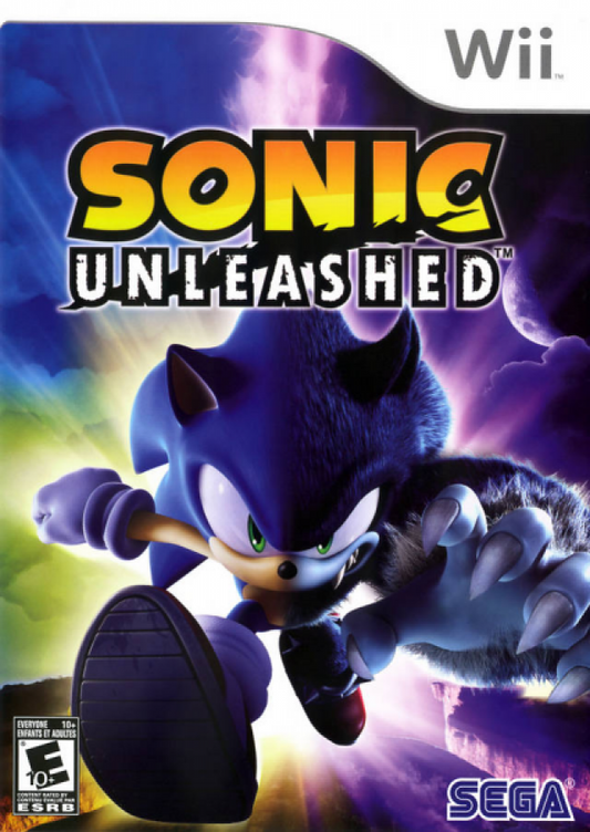 Sonic Unleashed cover art for Nintendo Wii (Wii) video game