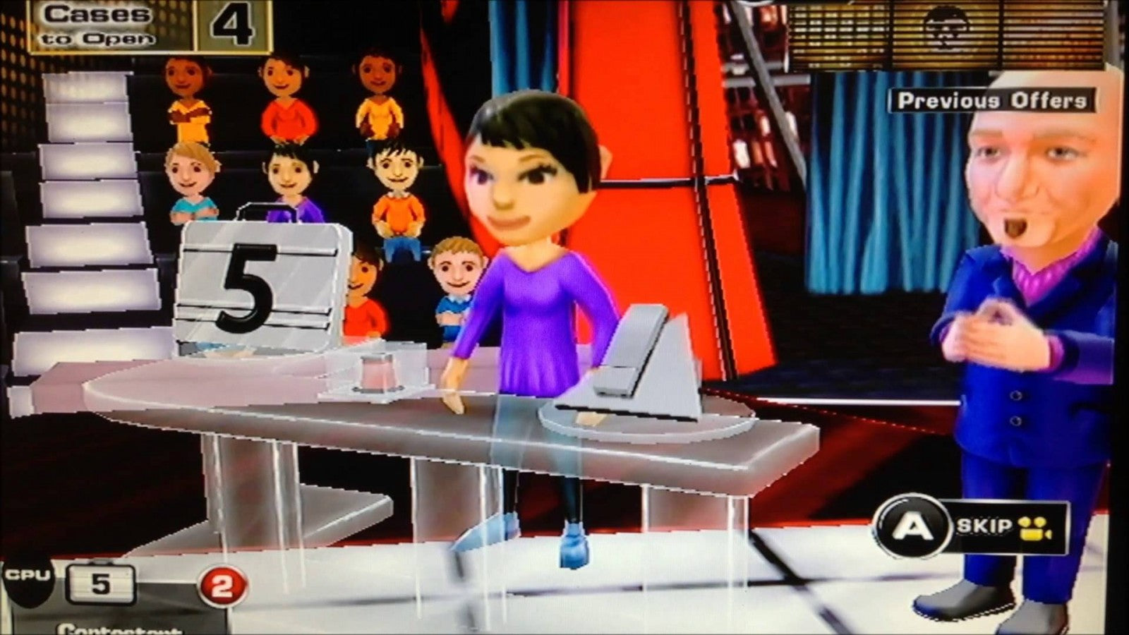 Deal or No Deal: Special Edition gameplay art for Nintendo Wii (Wii) video game