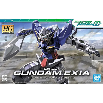 Gundam Exia HG 00 Bandai Hobby model kit from Gundam 00 anime detailed plastic buildable mecha figure collectible gunpla high grade mobile suit