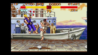 Street Fighter II Turbo for Super Nintendo fighting game featuring fast paced arcade battles classic Capcom characters versus mode special moves and competitive gameplay