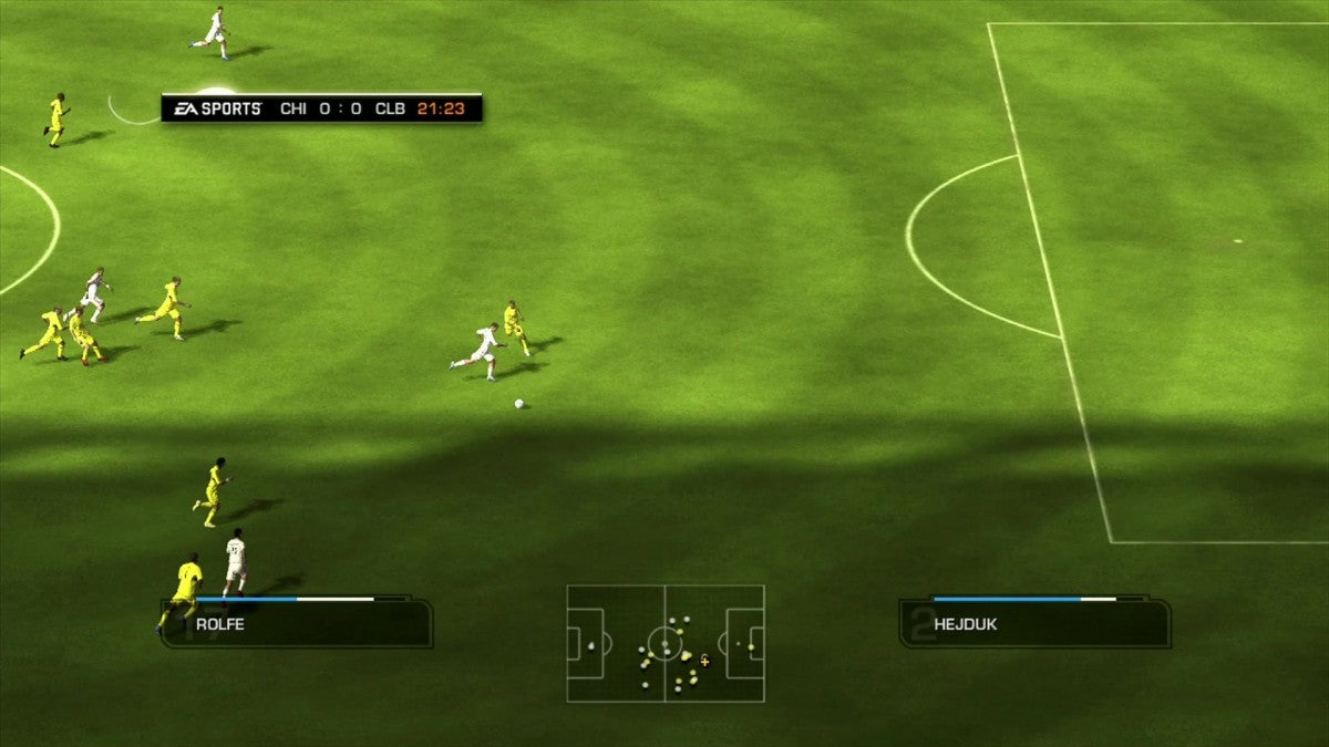 FIFA Soccer 09 gameplay for Xbox 360 (X360) sports soccer video game