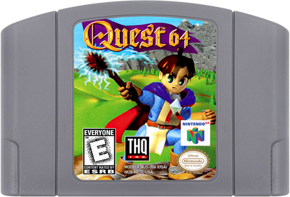Quest 64 cartridge for Nintendo 64 (N64) video game
