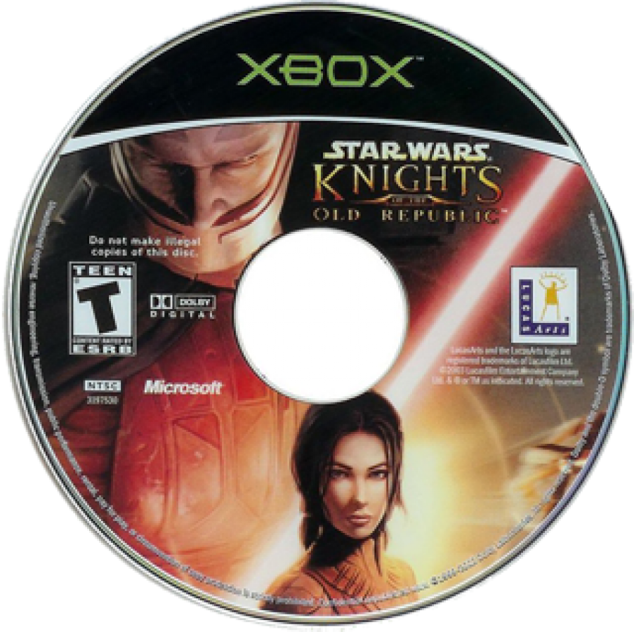 Star Wars: Knights of the Old Republic – Xbox (XBOX) disc for video game for XBOX