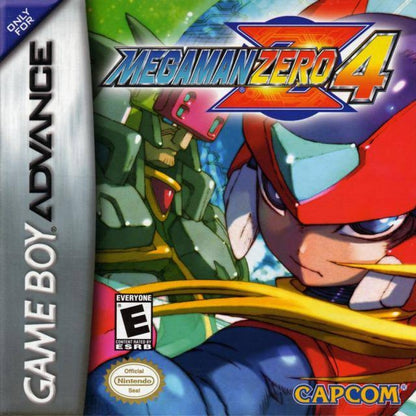 Mega Man Zero 4 cover art for Game Boy Advance (GBA) video game