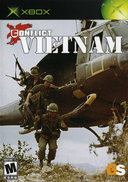 Conflict Vietnam for Xbox tactical military shooter video game featuring squad based combat Vietnam War missions strategic gameplay and immersive third person battlefield experience cover art 