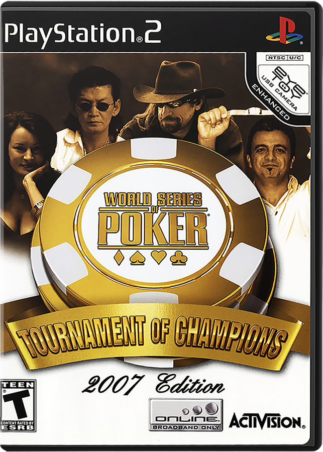 World Series of Poker: Tournament of Champions 2007 cover art for PlayStation 2 (PS2) video game