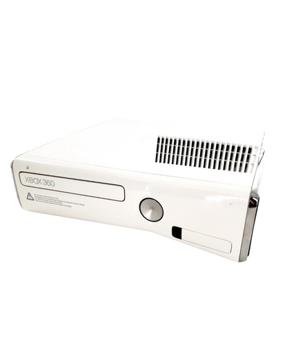 Retro Xbox 360 Slim 250GB console inspired design featuring sleek black Microsoft gaming system aesthetic seventh generation hardware compact matte finish redesigned cooling system disc drive storage focused home entertainment hub nostalgic HD era console presentation front  
