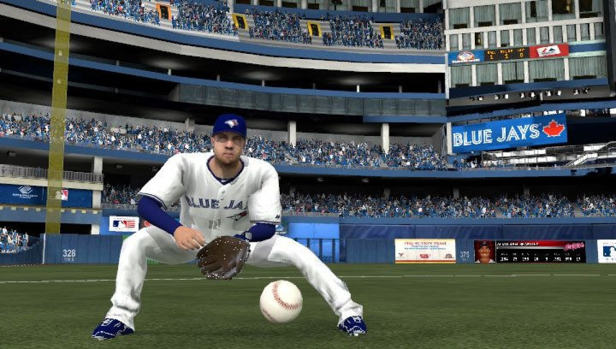 MLB 14 The Show retro PS Vita video game MLB The Show baseball sports simulation realistic gameplay Major League Baseball career mode multiplayer handheld console title PlayStation Vita release gameplay