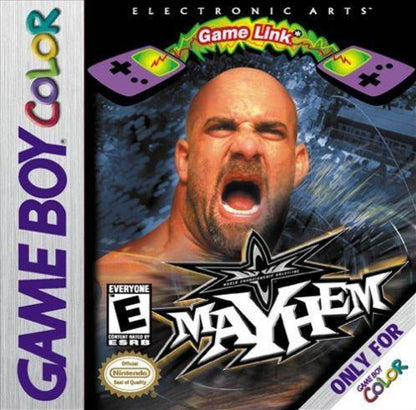WCW Mayhem cover art for Game Boy Color (GBC) video game