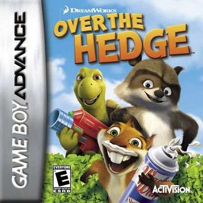 Over the Hedge cover art for Game Boy Advance (GBA) video game