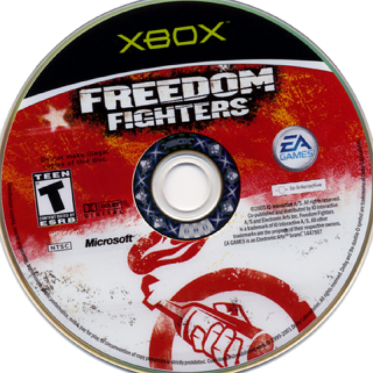 Freedom Fighters disc for Xbox (XBOX) video game
